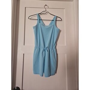 Baby Blue Athletic Youth in Motion Romper Youth Girls Size 10/12